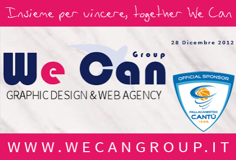 We Can Group Official Sponsor Pallacanestro Cantù